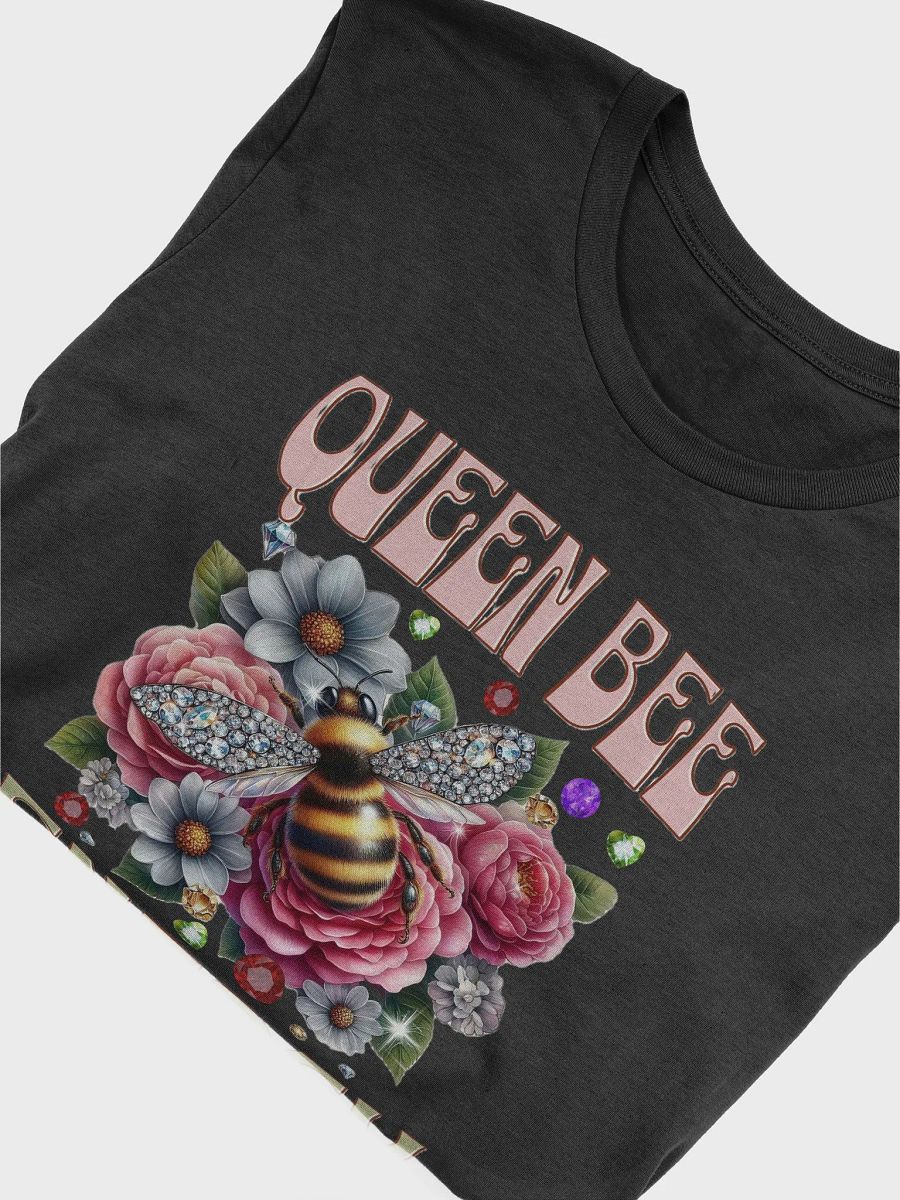 Queen Bee Energy T-Shirt | Floral Bee Design | Statement Tee product image (5)