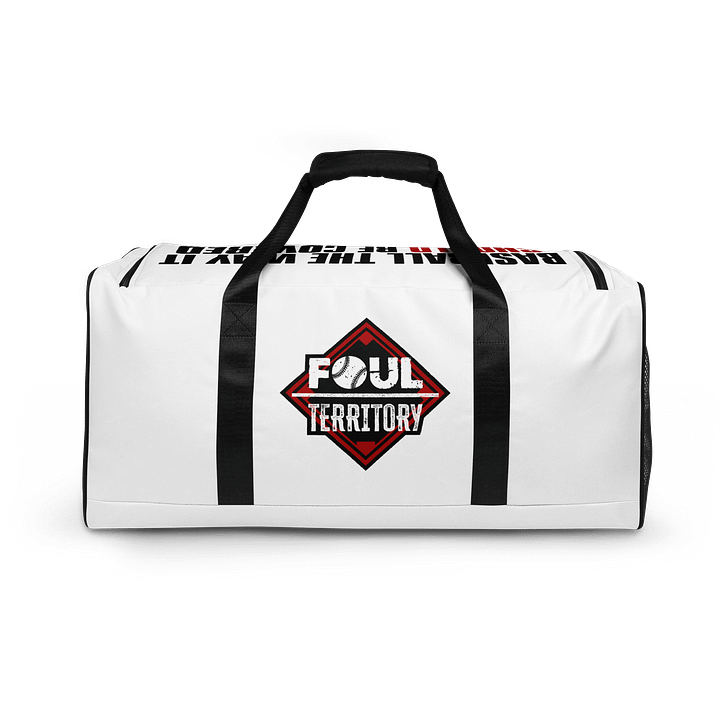 Foul Territory White Duffle Bag product image (1)