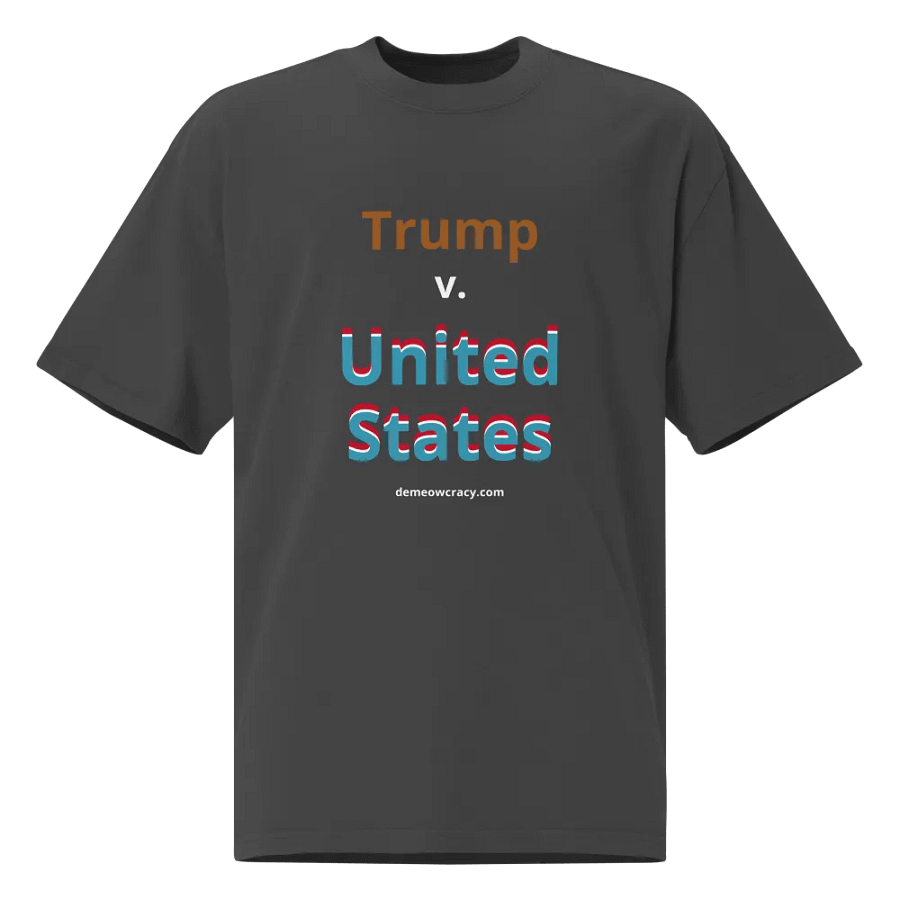 Trump v. United States - Oversized Faded Tee product image (1)