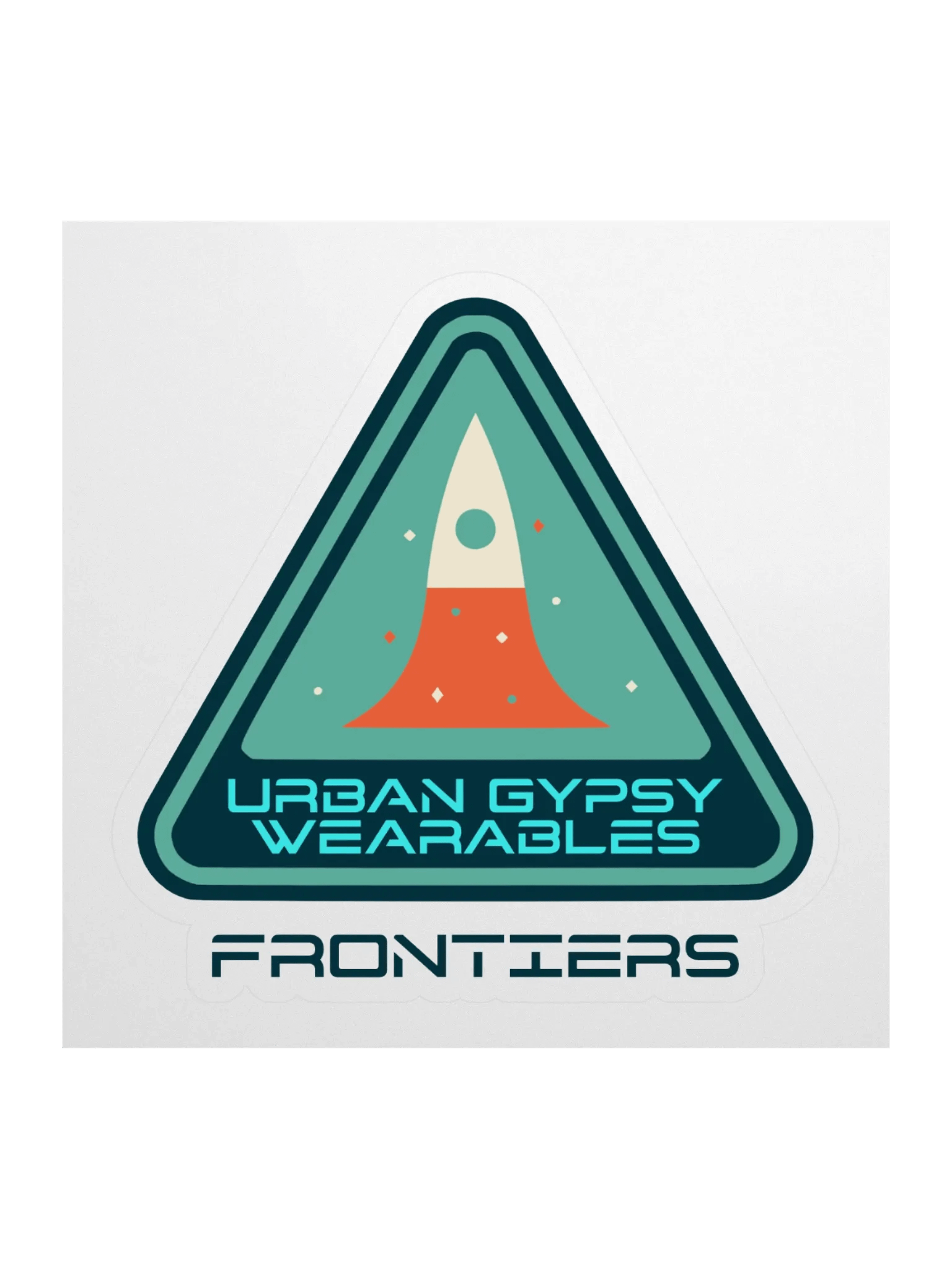 Frontiers Rocket Kiss Cut Sticker product image (1)