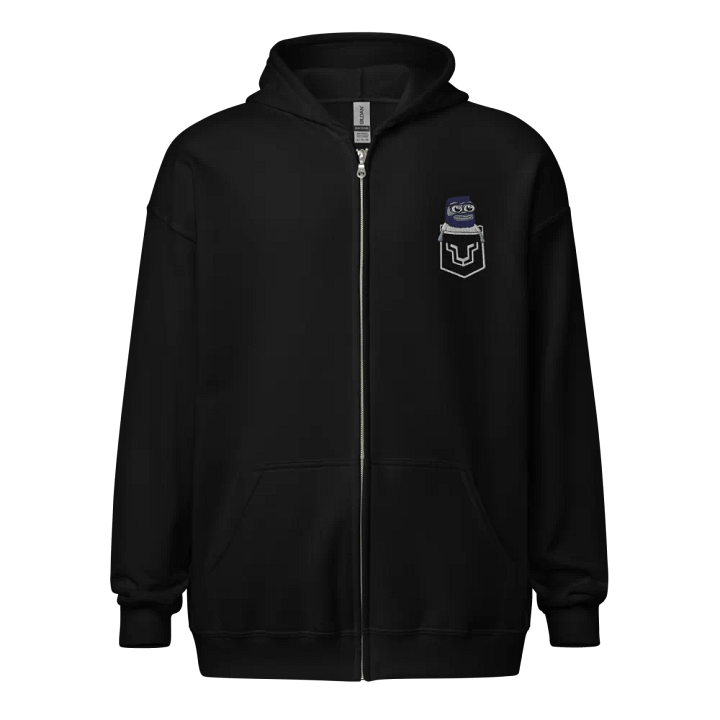 Embroidered pocket homie hoodie product image (1)