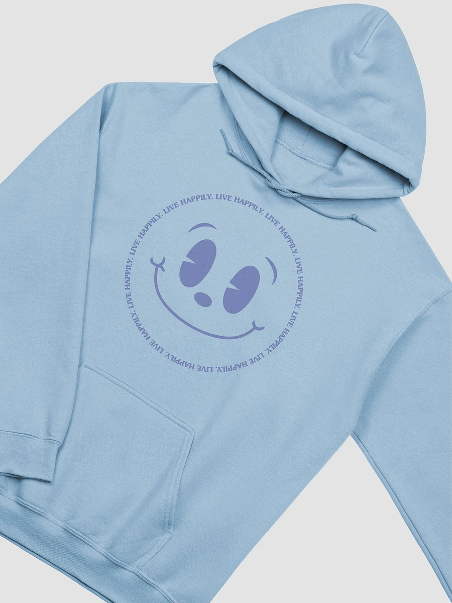 Live Happily Smiley Hoodie product image (2)