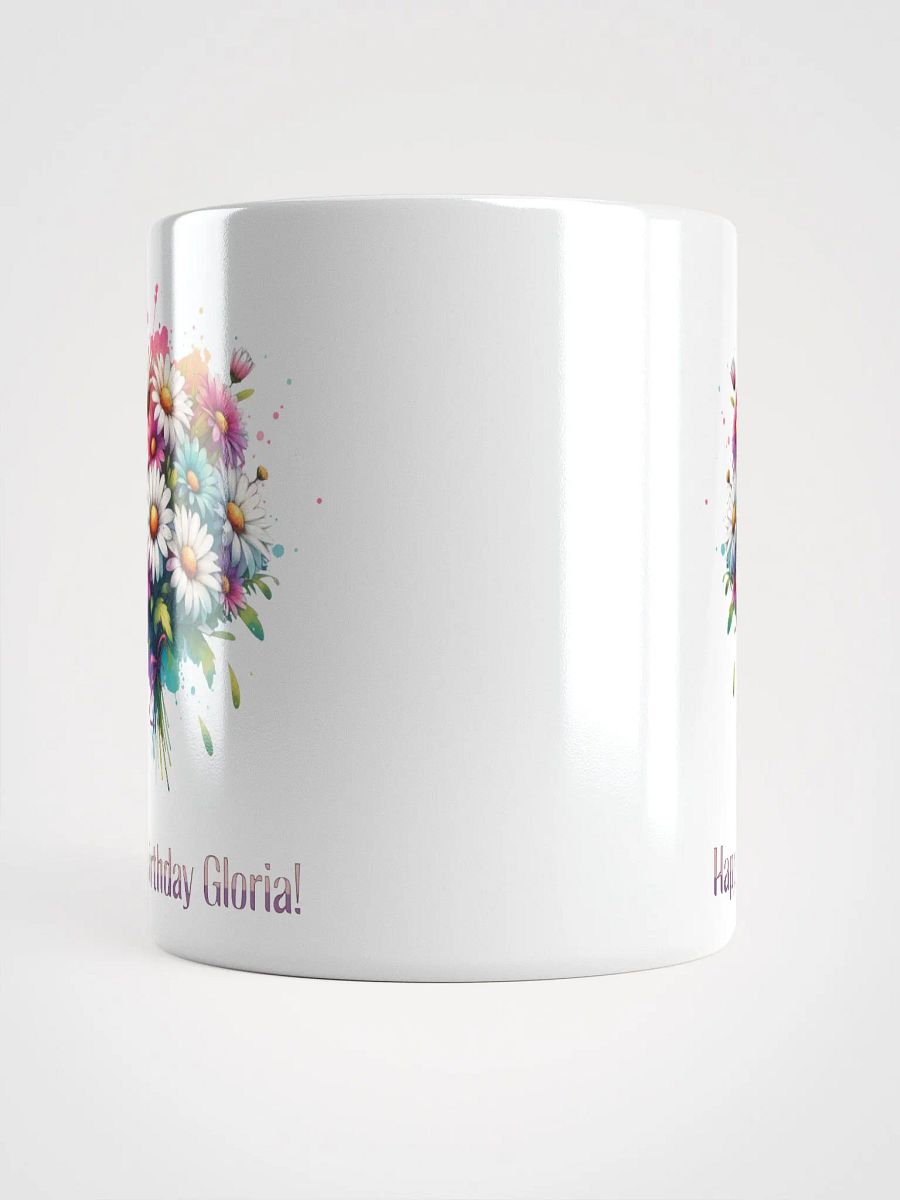 Happy Birthday Gloria White Glossy Mug product image (5)
