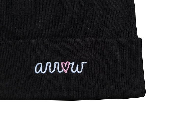 beanie (pink & black) product image (2)