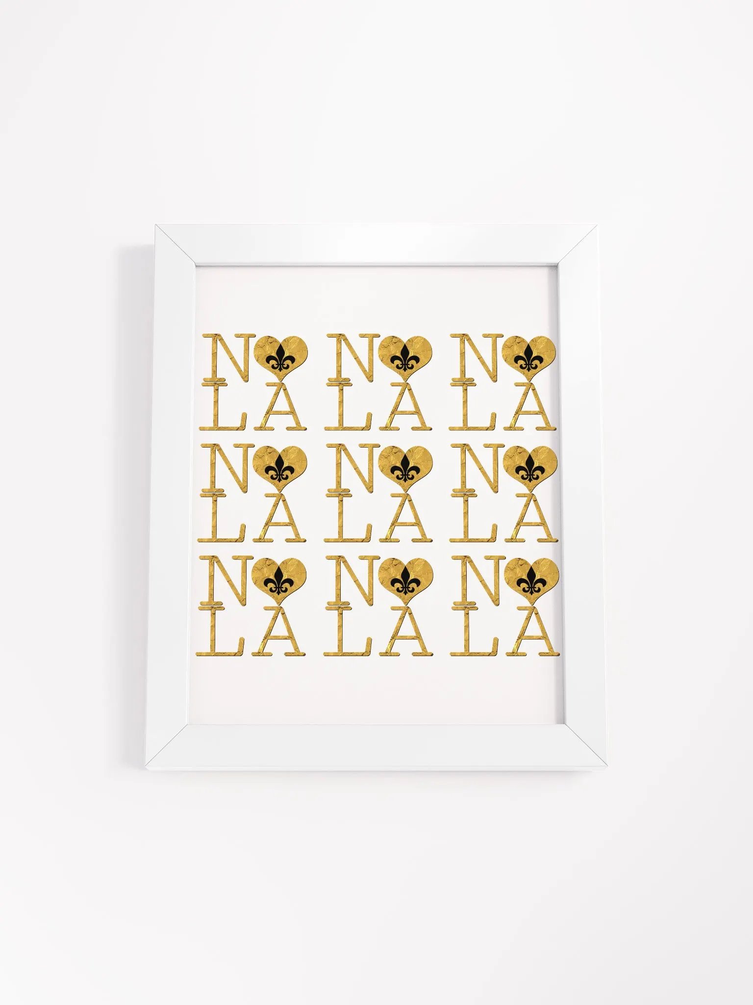 I LOVE NOLA **LEGACY POSTER** (FULL GOLD WRAP) product image (1)