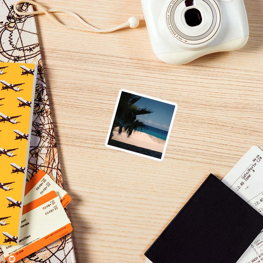 Tropical Paradise Die-Cut Magnet product image (9)