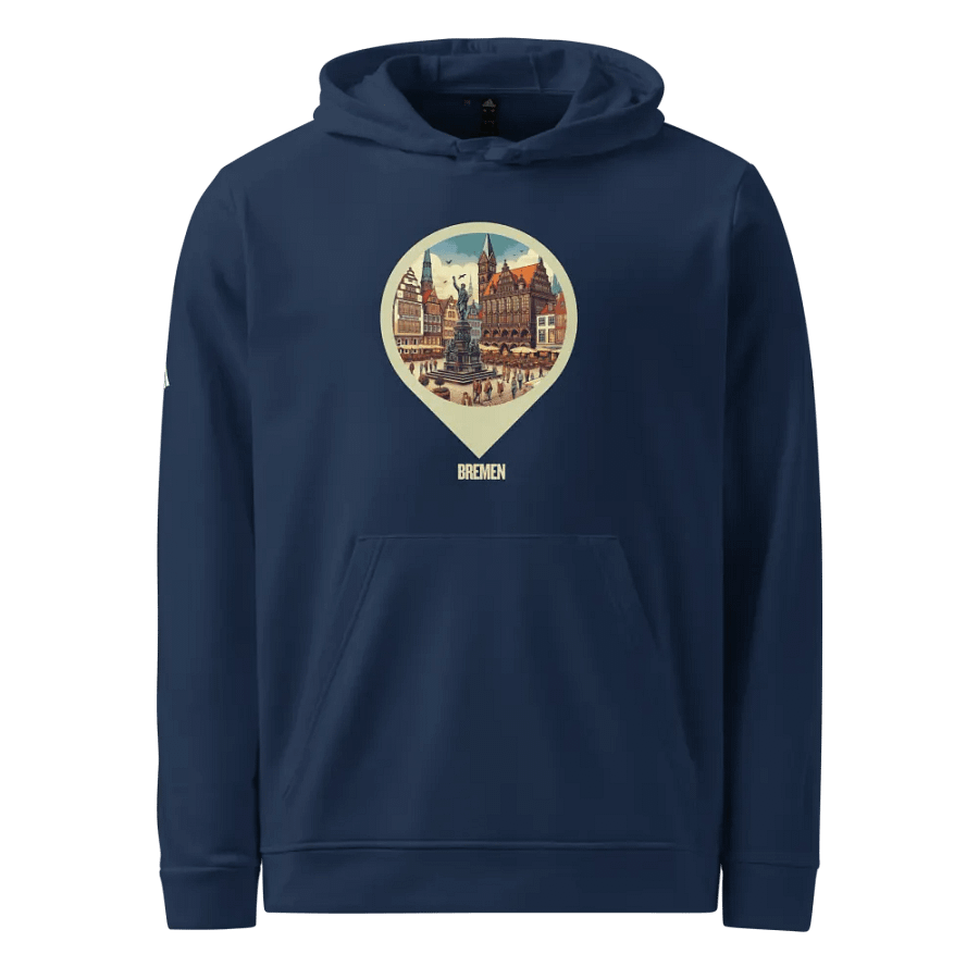 Town Square Reverie Hoodie |Ai Design Bremen city product image (1)