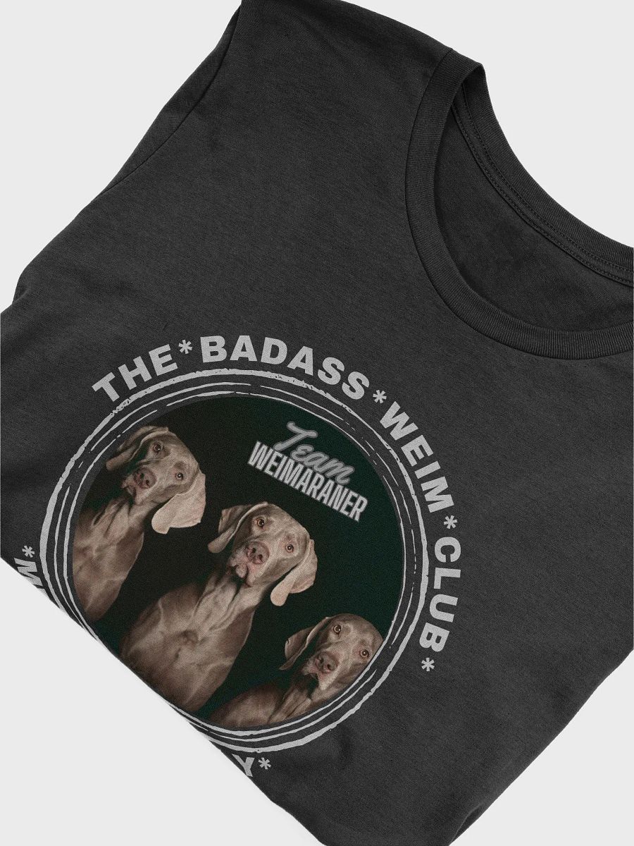 The Badass Weim Club - Bella+Canvas Supersoft T-shirt product image (2)