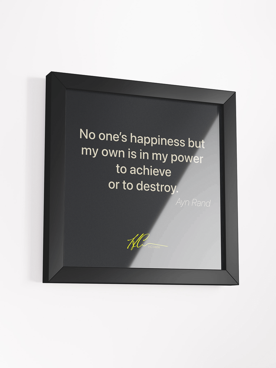 Ayn Rand Q8 - Framed Poster product image (3)