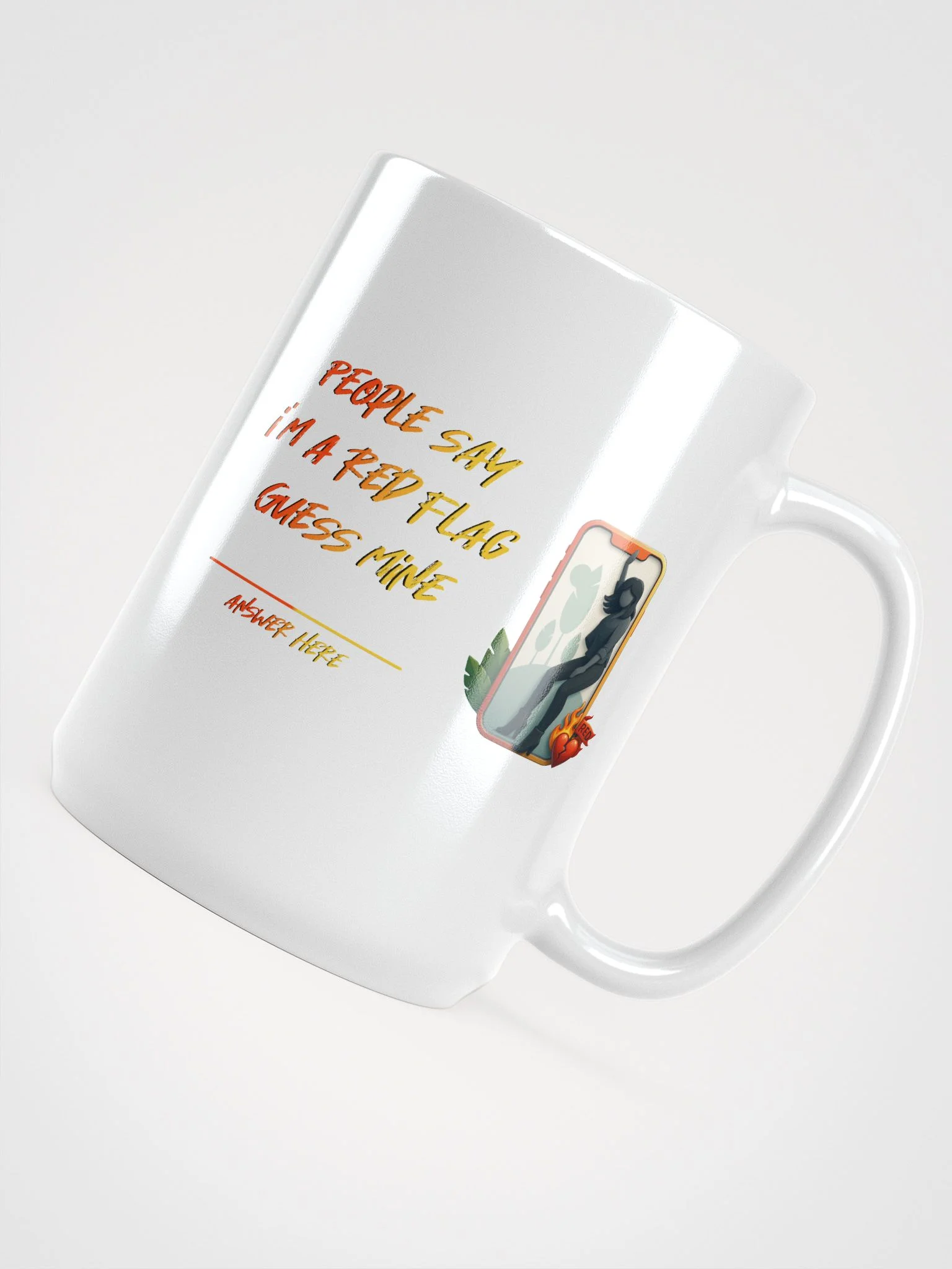 people say i'm a red flag guess mine cup product image (5)