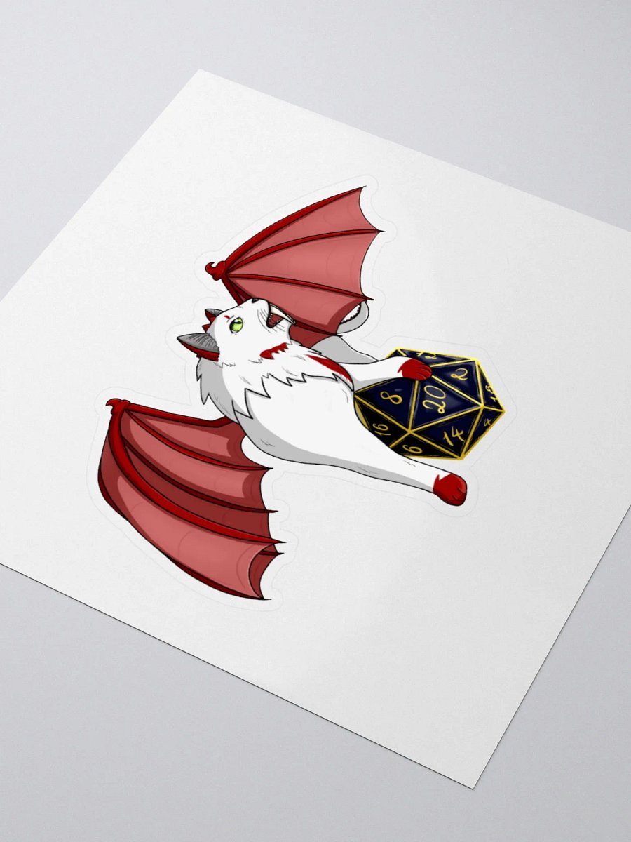 Crimson D20 Kiss Cut Stickers product image (7)