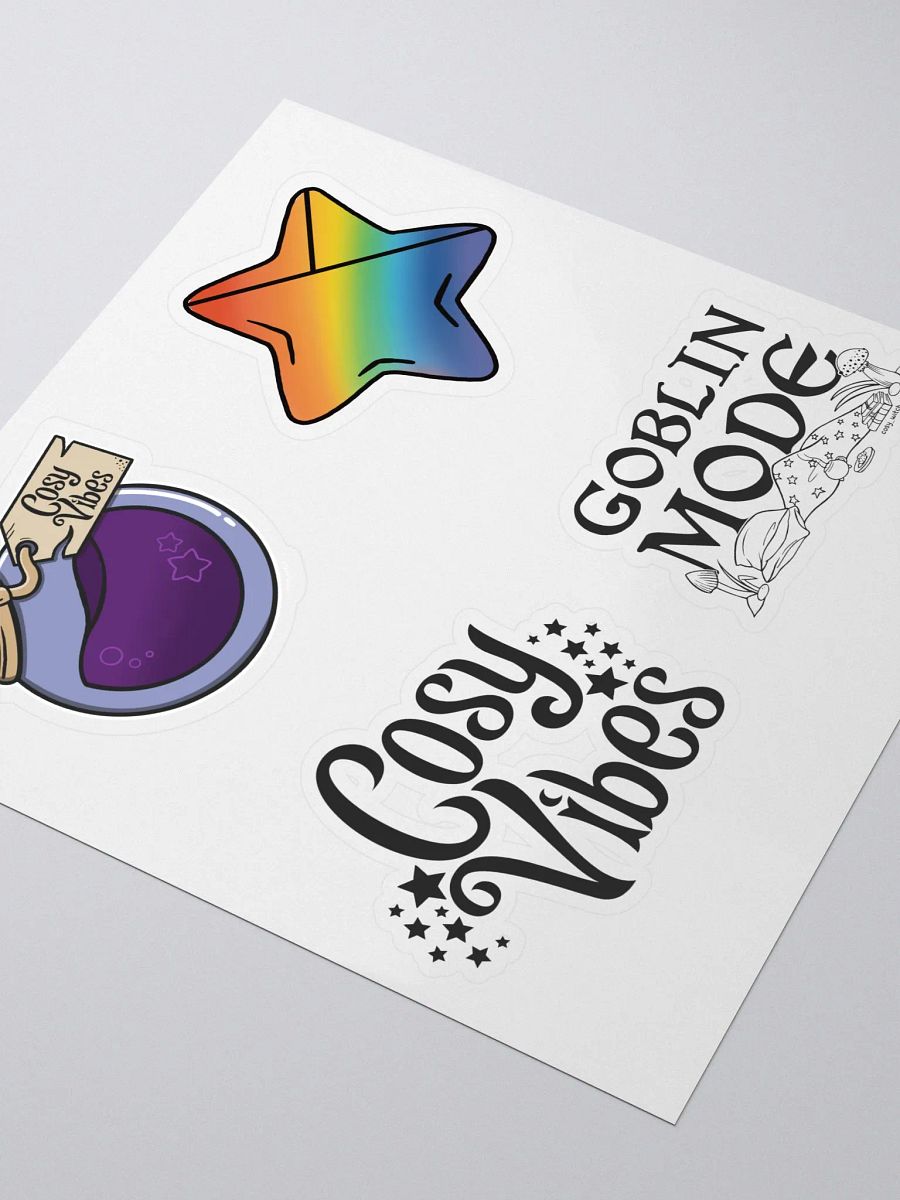Cosy Vibes Sticker Sheet - 5" x 5" product image (3)