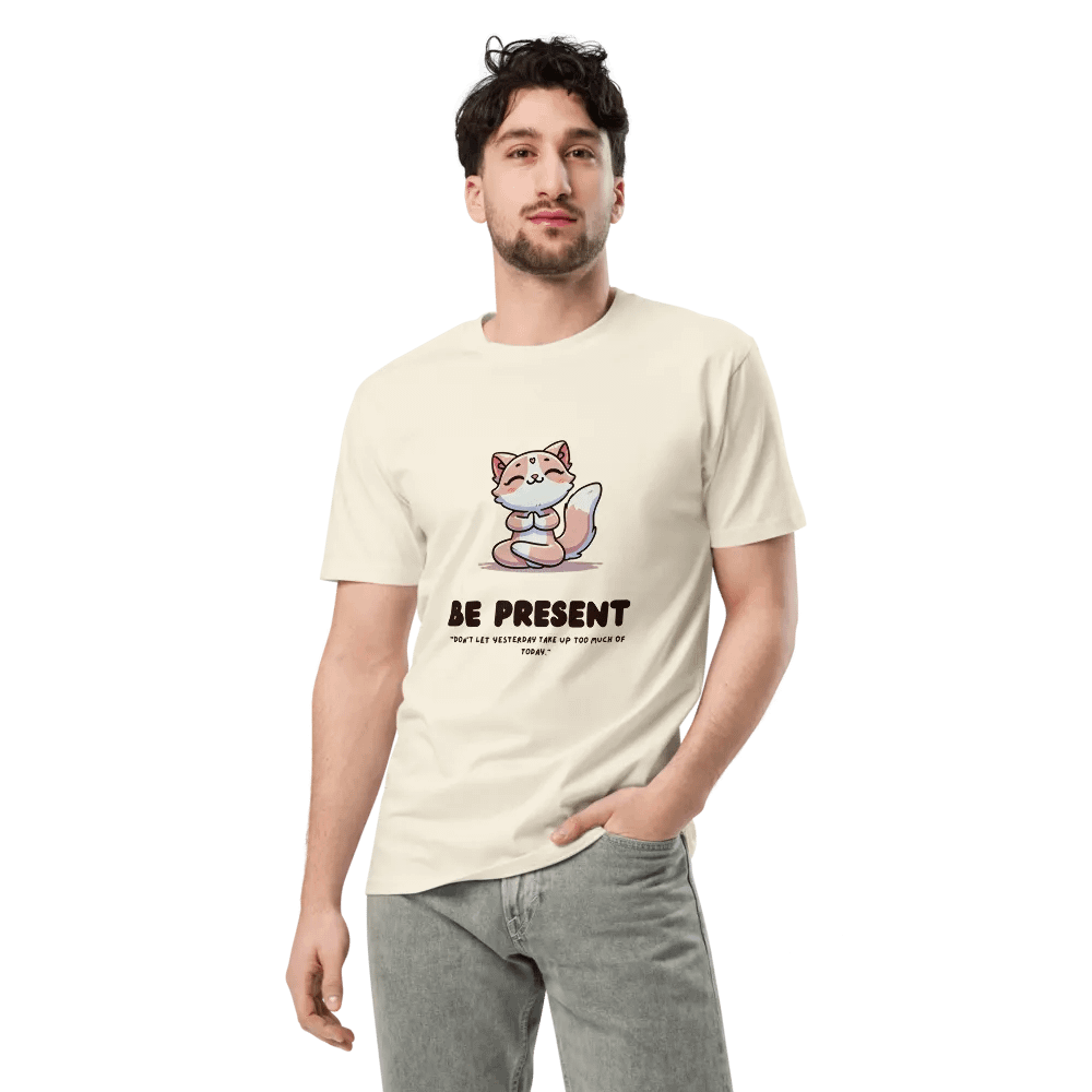 Zen Cat Reflection Premium T-Shirt product image (4)