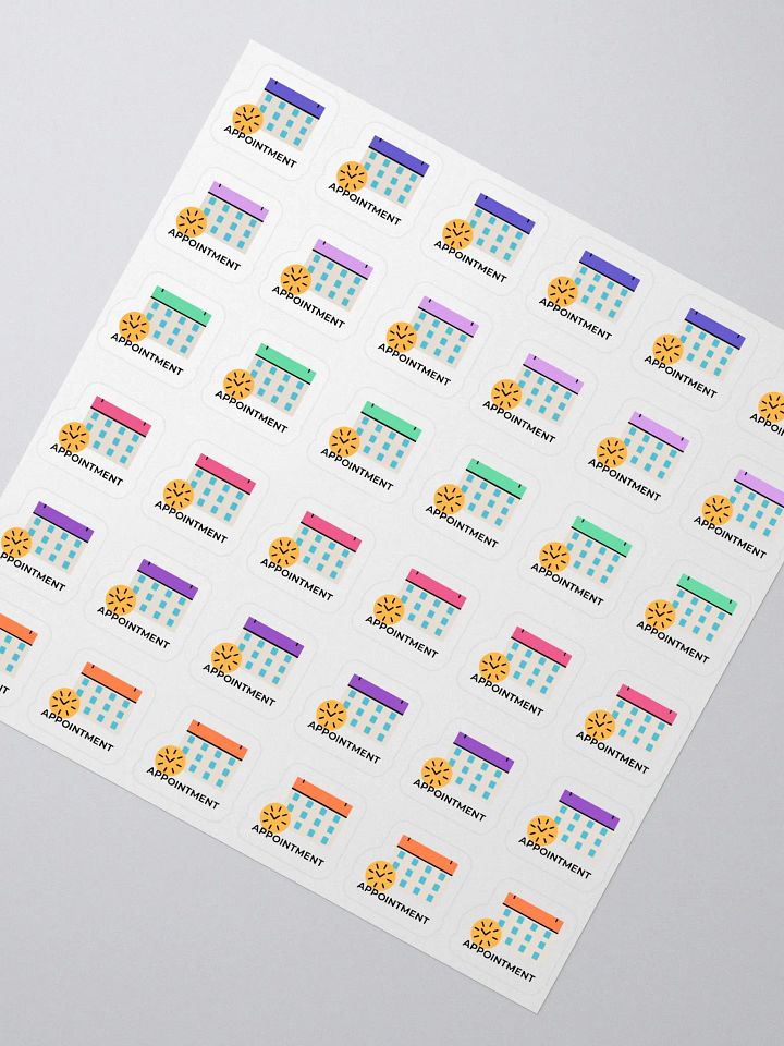 Appointment Stickers – Hand-Drawn, Functional Planner Stickers for Bullet Journals, Work, and Office Organization product image (2)