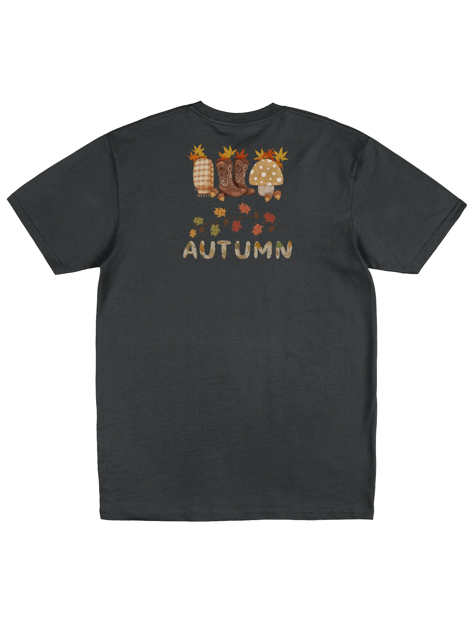 "Casual Autumn T-Shirt with Seasonal Fall Design" product image (10)
