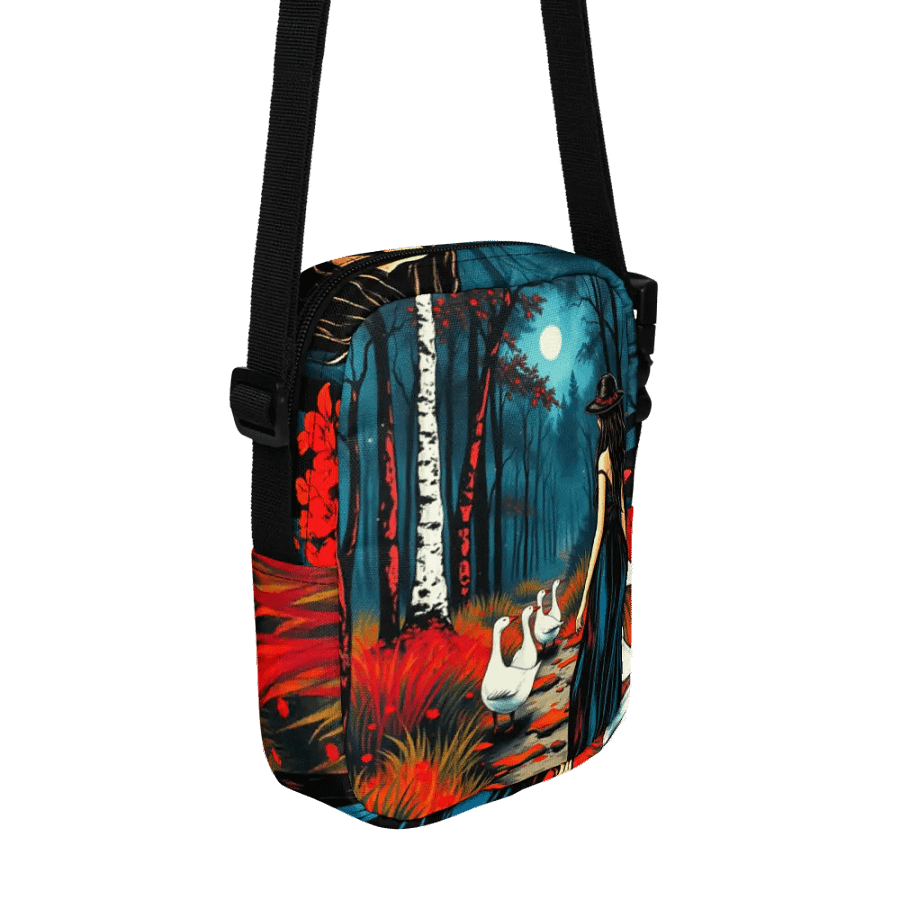 Magical Goose Lady, Midnight Stroll Crossbody Bag product image (3)