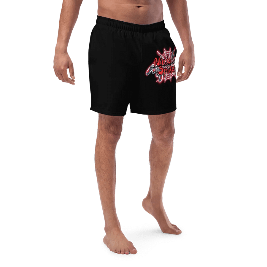 NinjaSpidey Black Swim Trunks product image (1)