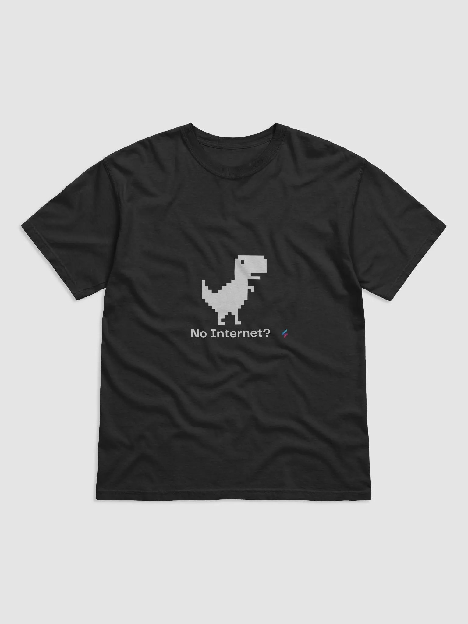 No Internet Garment-Dyed Heavyweight T-Shirt product image (4)