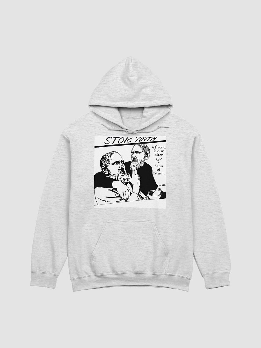 Stoic Youth Zeno of Citium quote Gildan Classic Hoodie product image (3)