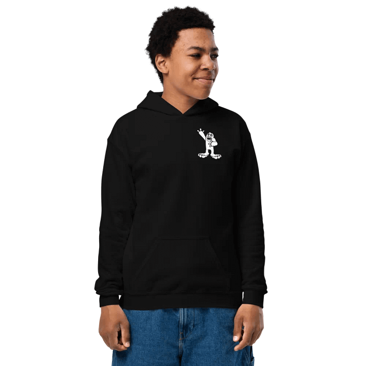 Youth Mammott Character (White on Dark) Hoodie product image (2)