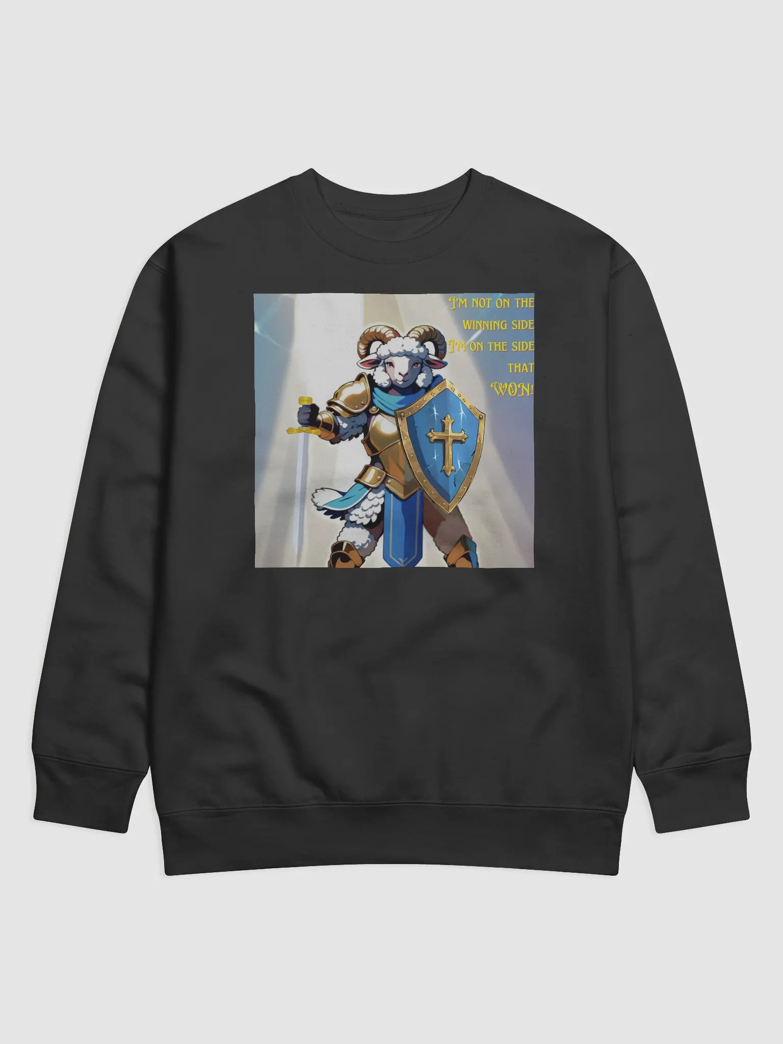Knightly Sheep Cotton Sweatshirt product image (1)