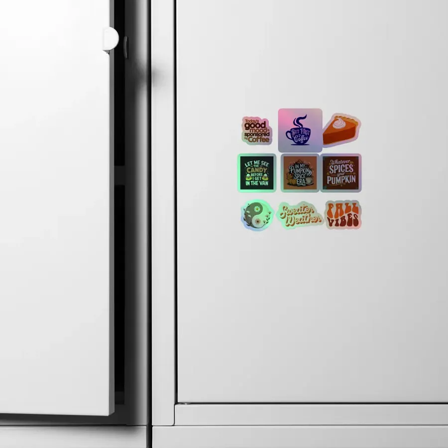 Fall Vibes Holographic Sticker Sheet product image (6)