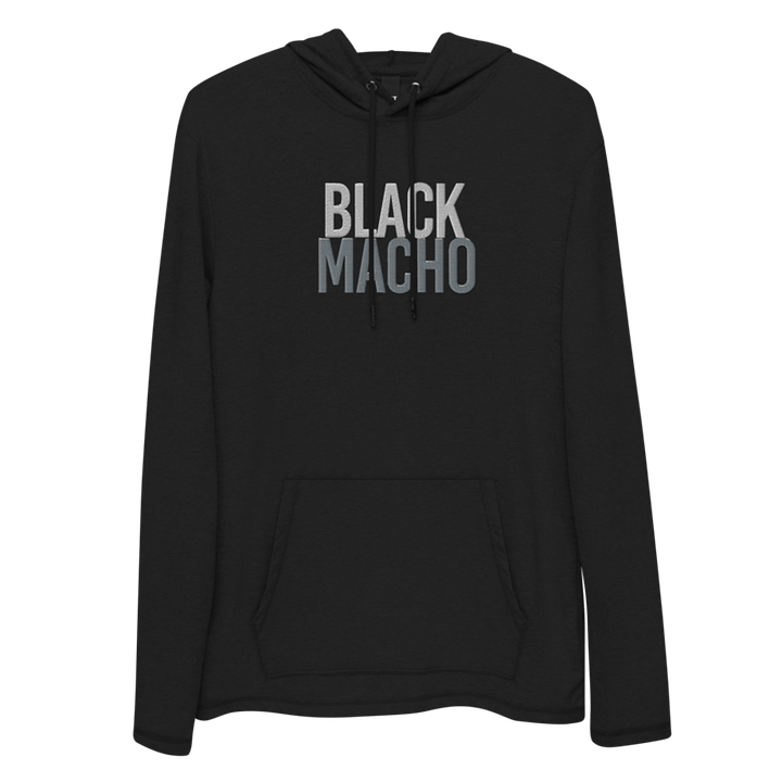 [Black Macho] Unisex Lightweight Hoodie - District DT571 product image (1)