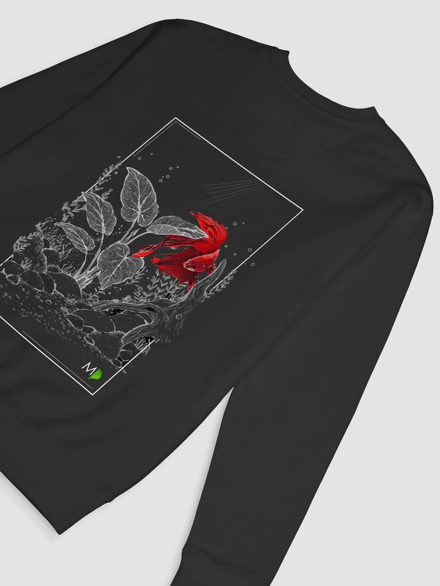 NEW! Red Betta BACK PRINT Sweatshirt product image (3)