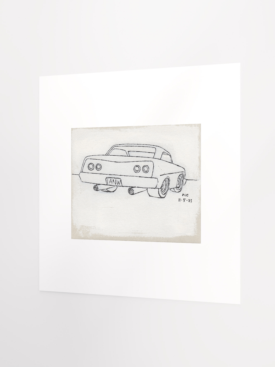 White Car #1 Print product image (3)