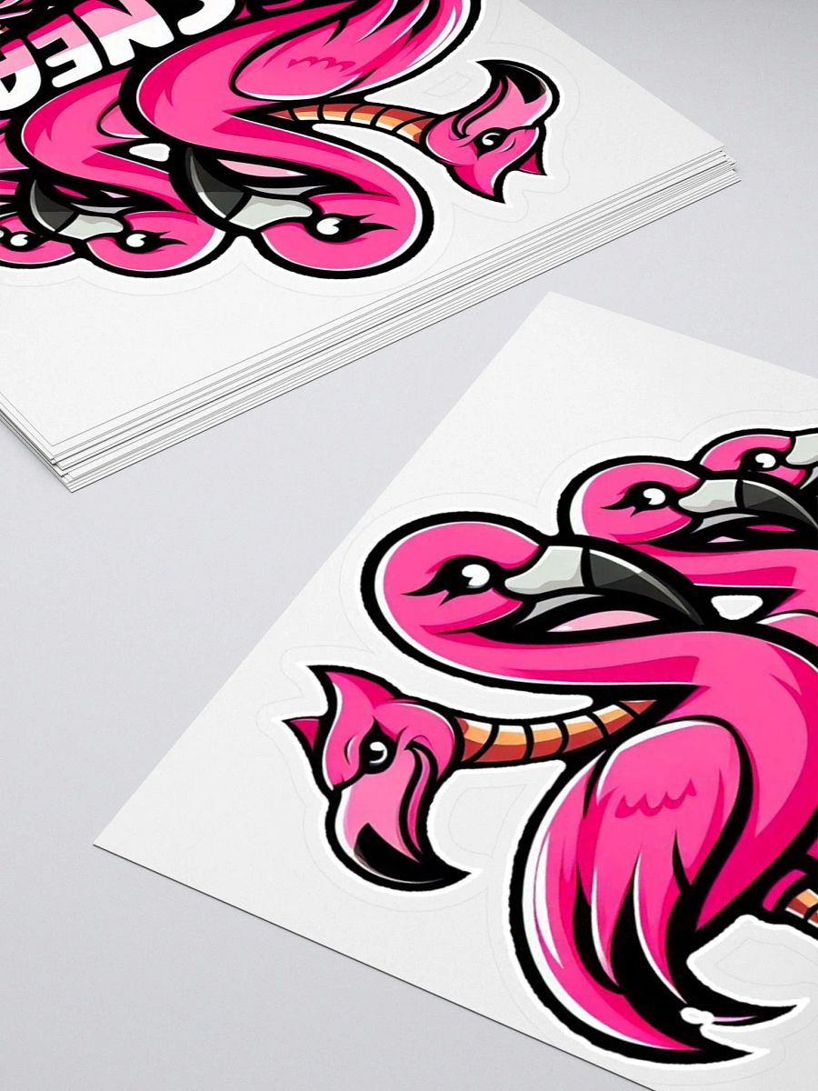S3 Sneaky Flamingos Team Sticker product image (4)