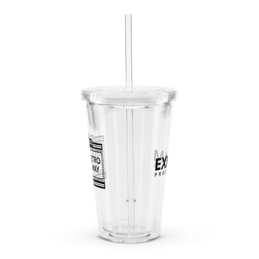 Exiram Double Wall Clear Plastic Tumbler product image (4)