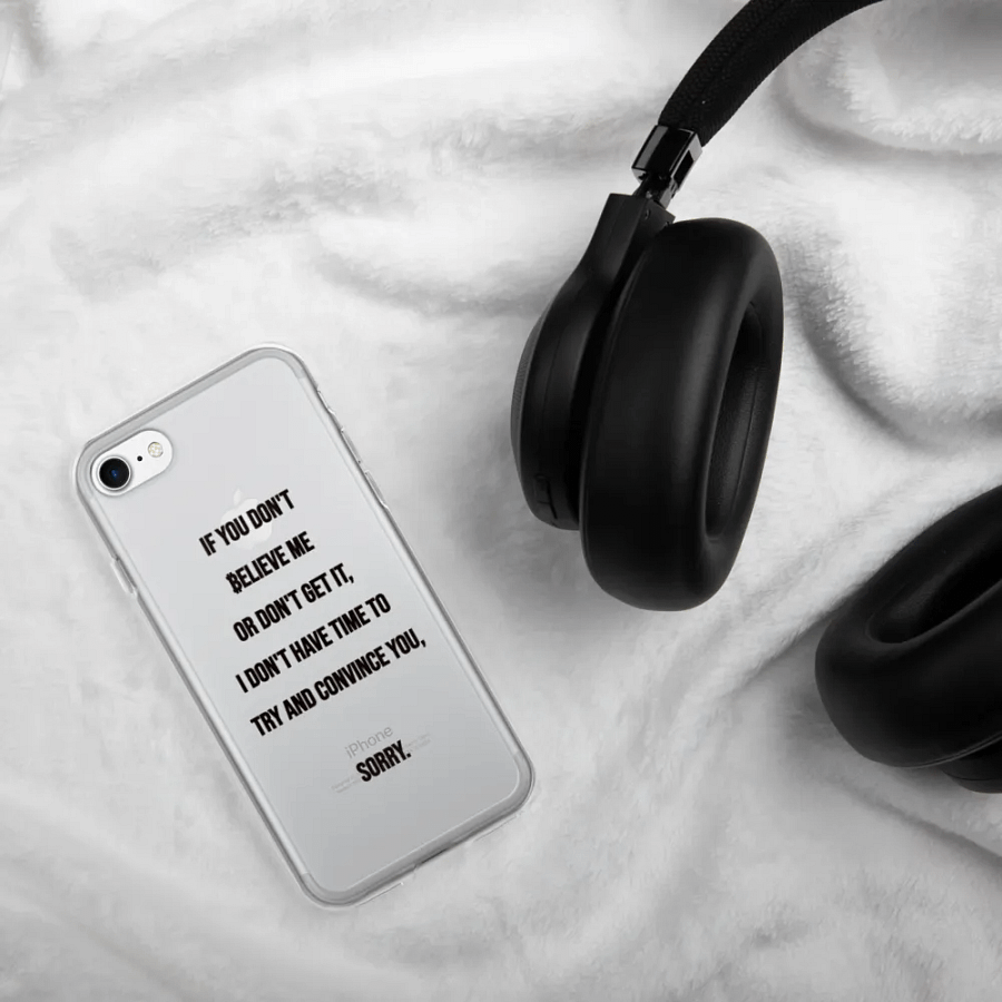 SATOSHI Quote - iPhone Clear Case product image (3)