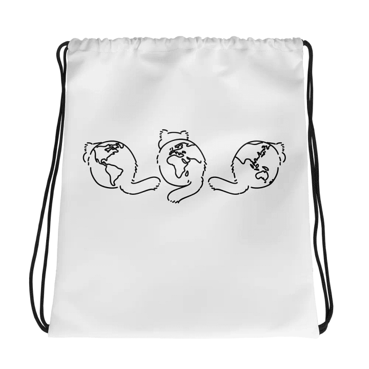 Planet Manul Trio - Drawstring Bag product image (1)