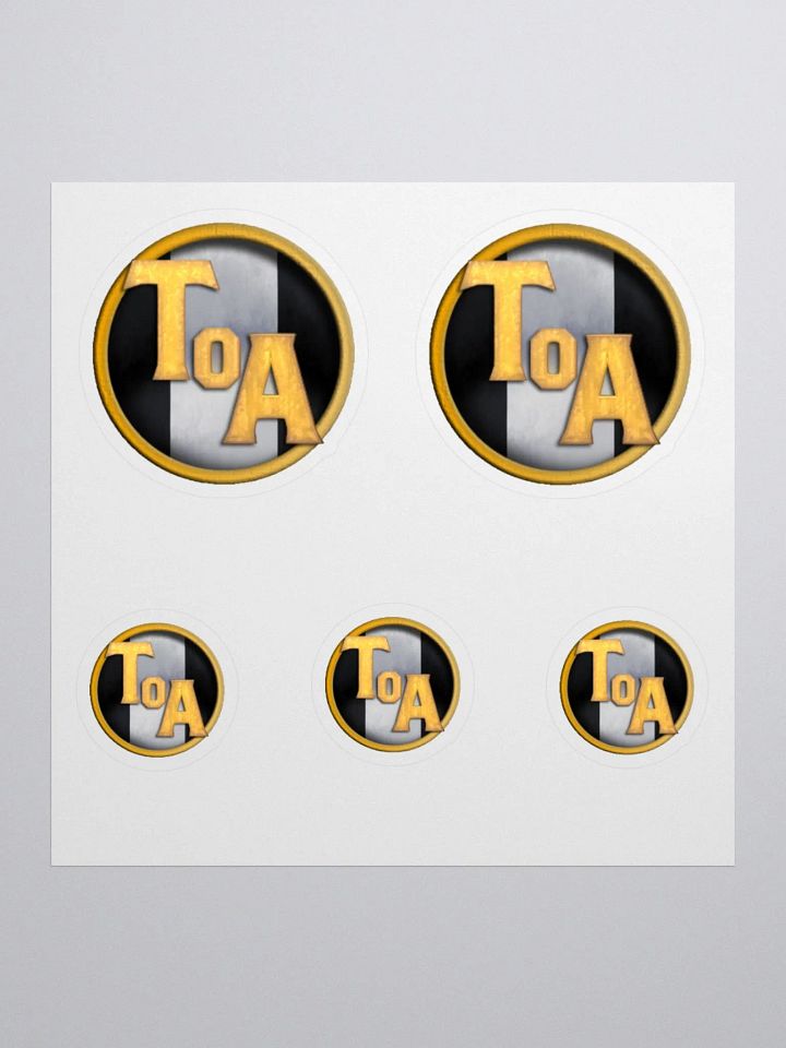 Tournament of Ages - Small Logo - Sticker Sheet product image (1)