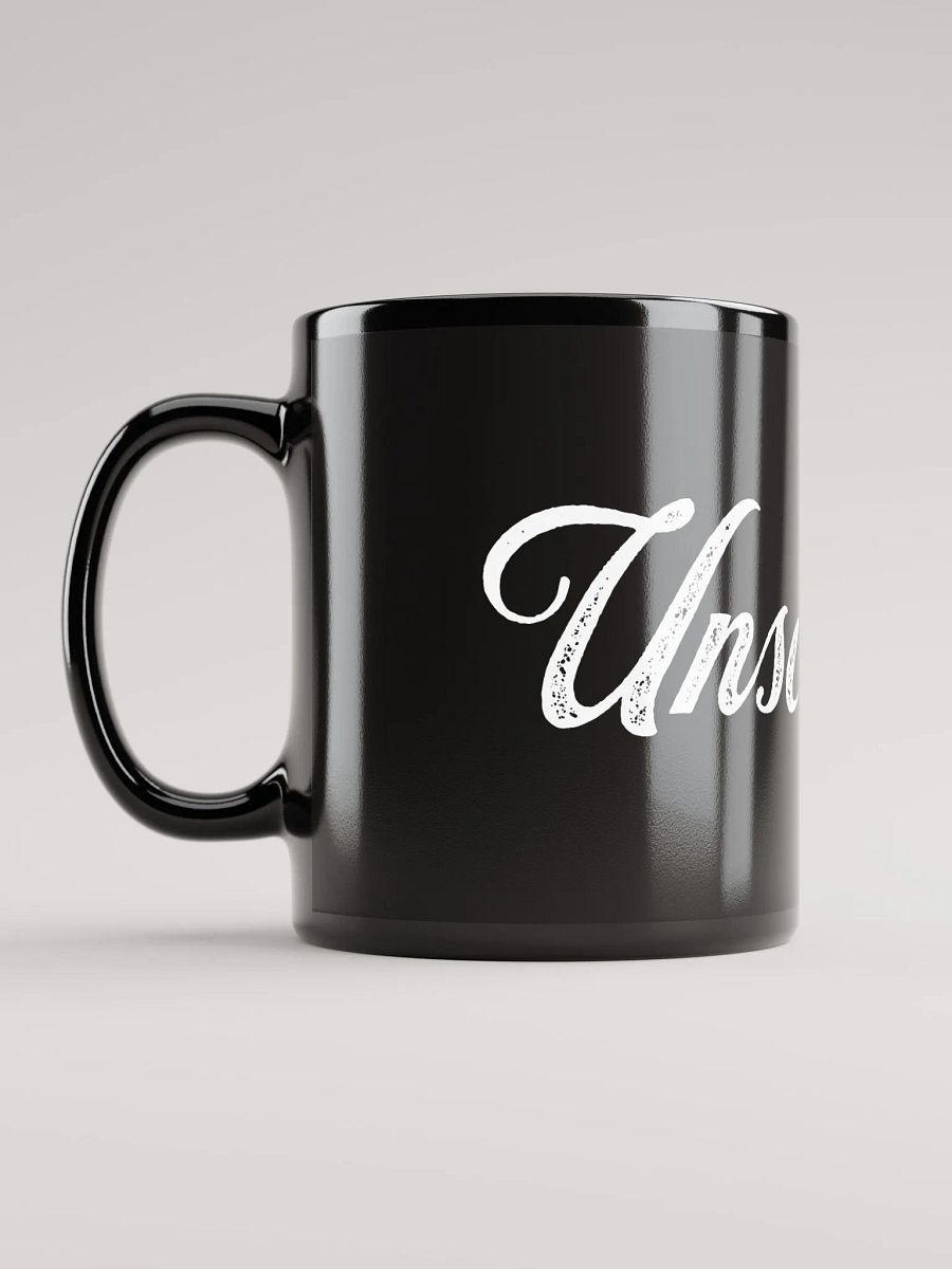 Unscripted Company Black Mug (Textured) product image (11)