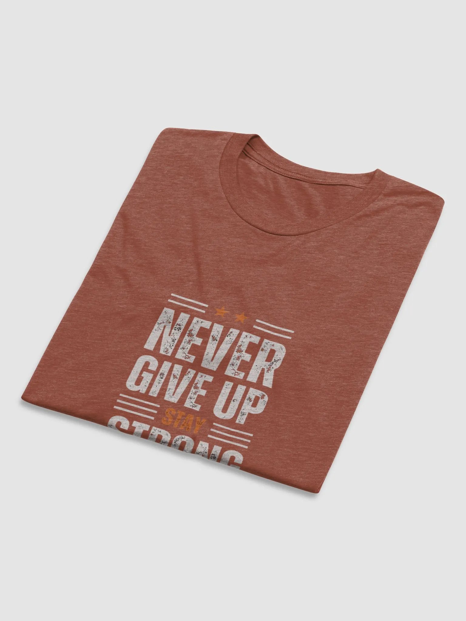 Never give up T-Shirt 100% cotton product image (6)