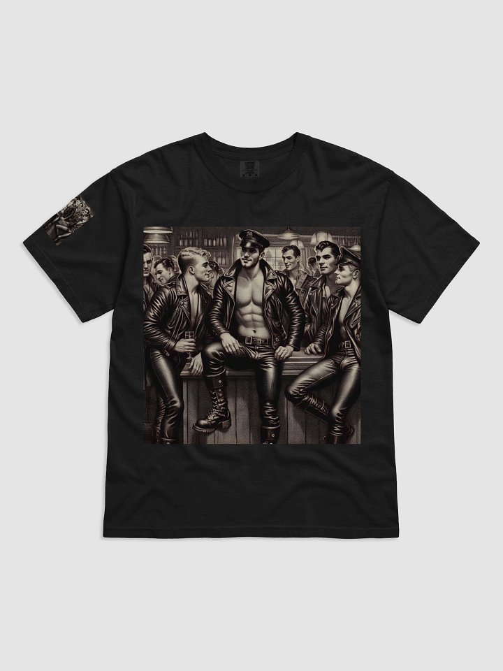 Vintage To Sir With Love Leather Daddy Berlin Leder Bar Pride Tom of Finland Tribute Graphic Design T Shirt product image (10)