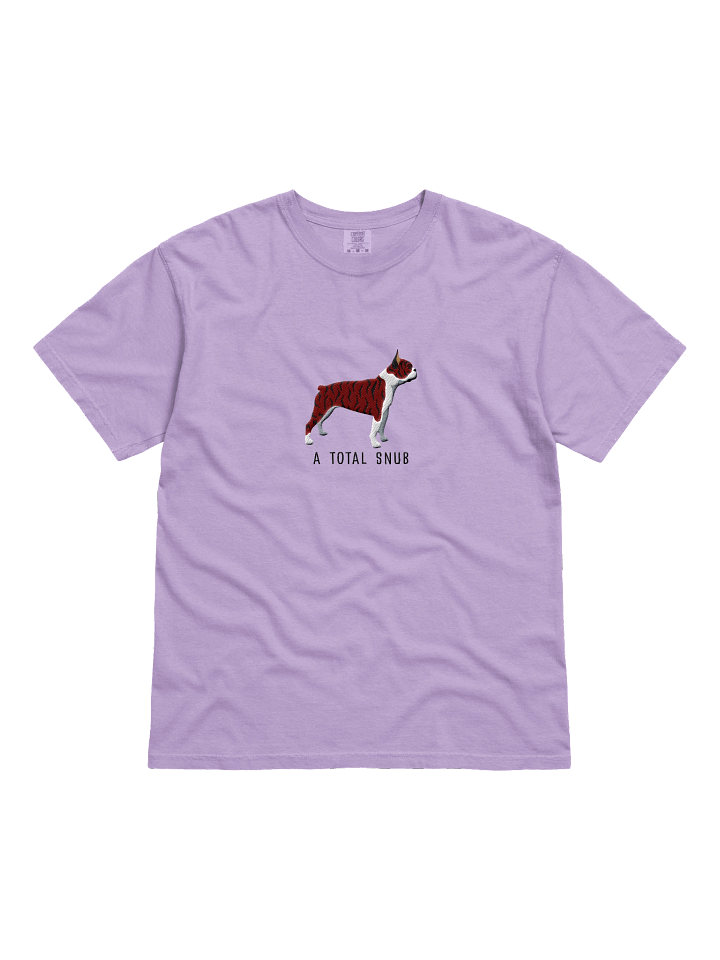 A Total Snub T-Shirt(Embroidered) of a Boston Terrier(Brindle & White) product image (41)