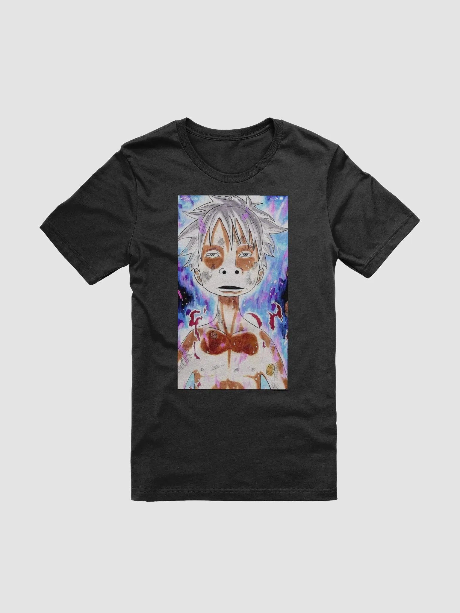 Dreamy Anime White-Haired Character T-Shirt product image (1)