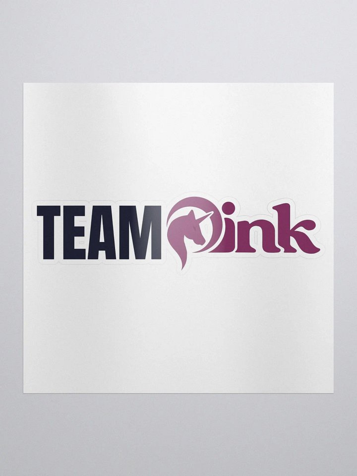 TEAM PINK sticker product image (1)