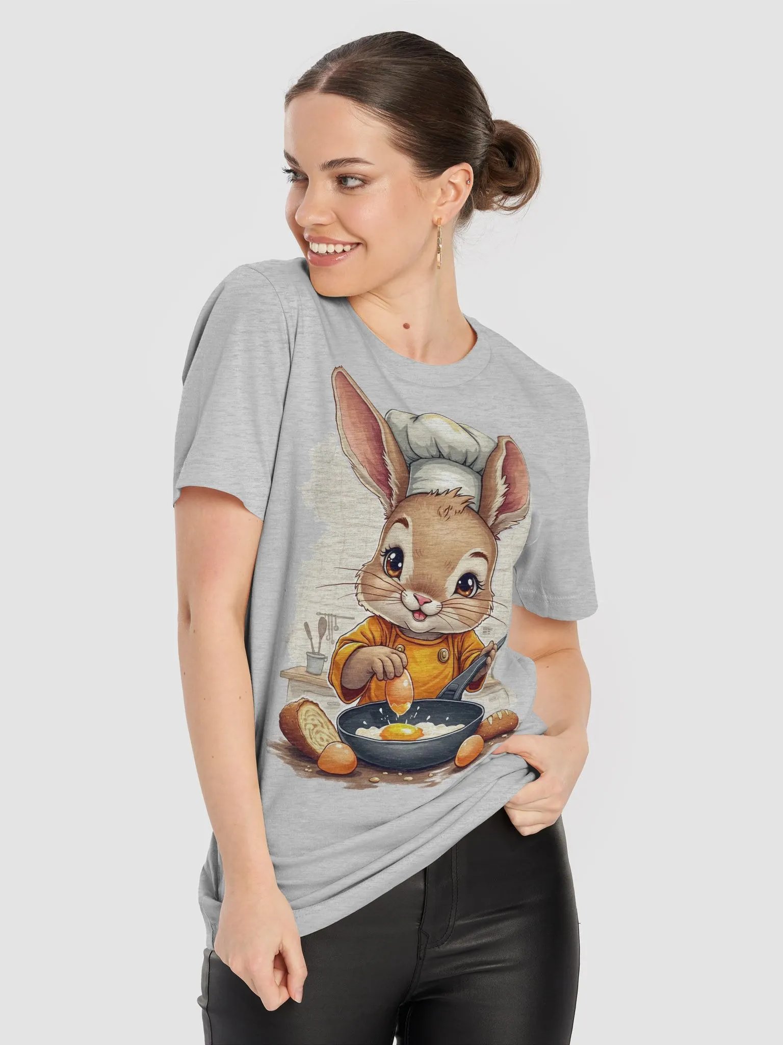 Cute Bunny Chef T-Shirt product image (79)