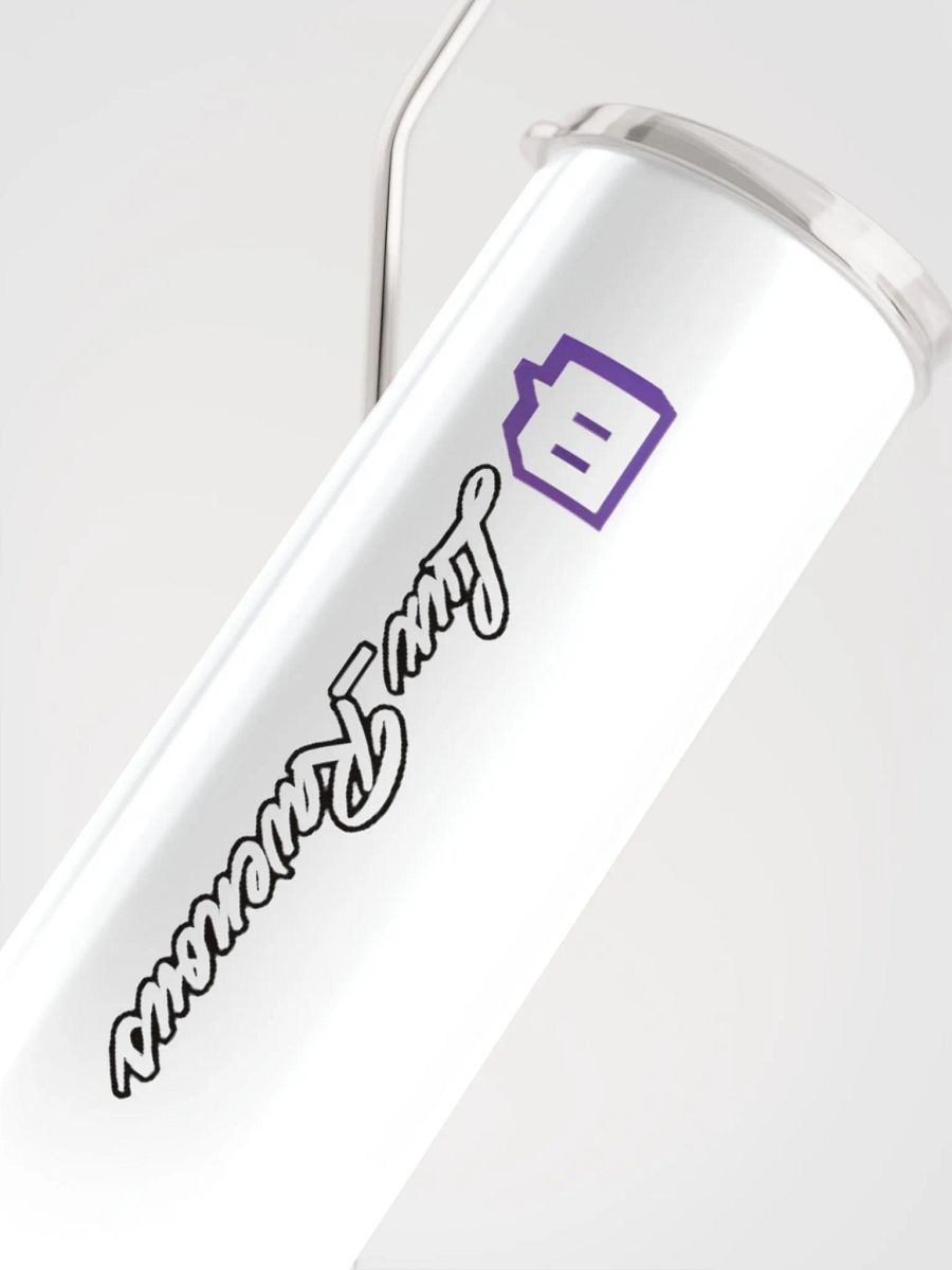 Twitch Themed Steel Tumbler with Reusable Straw product image (5)