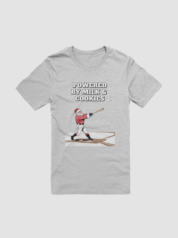Powered By Milk And Cookies - Baseball T-shirt product image (1)