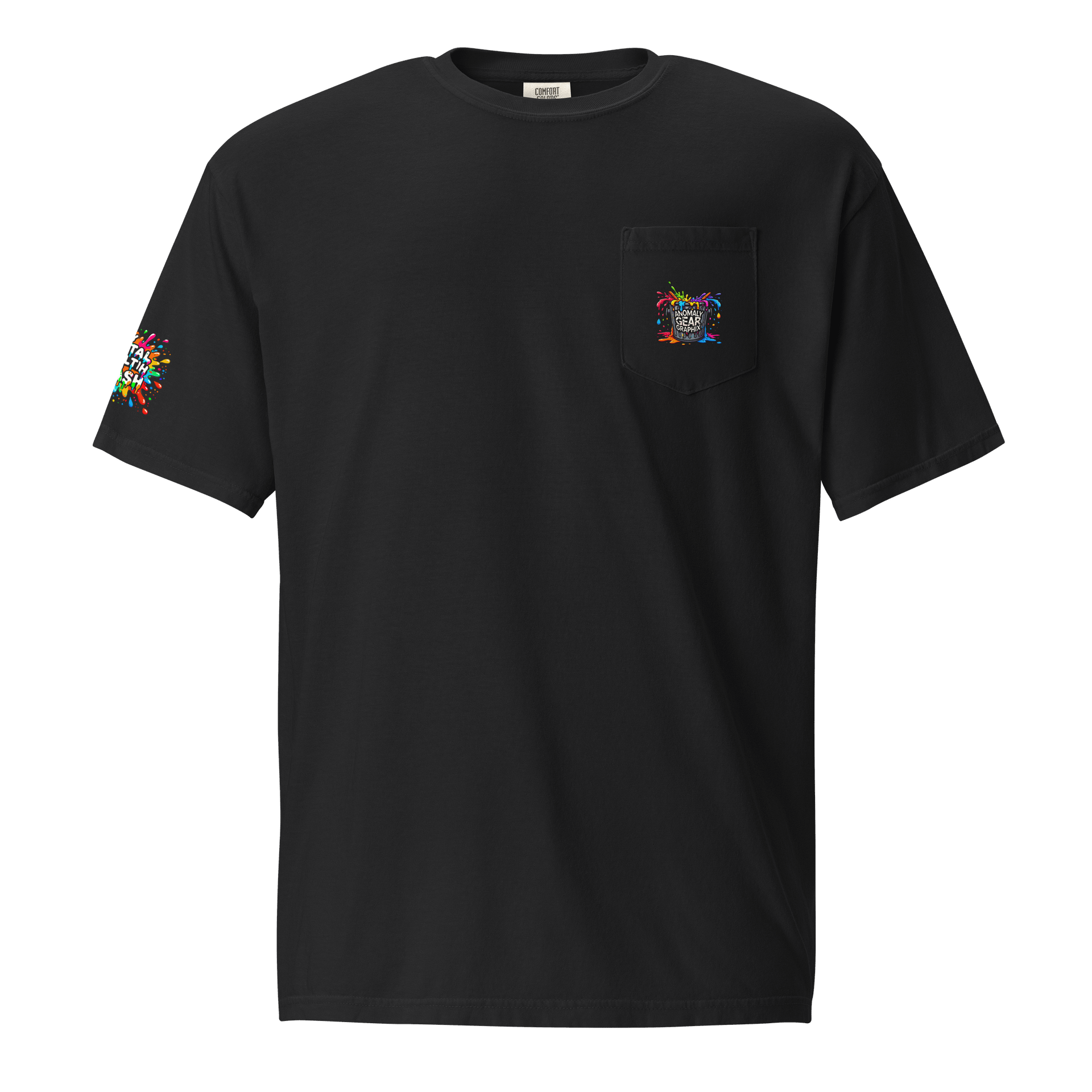 My Mental Health Is Trash Pocket Tee product image (2)