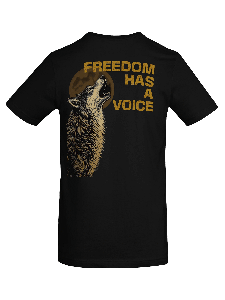 Freedom Has A Voice Howling Wolf - Bella Canvas Unisex Tee product image (8)