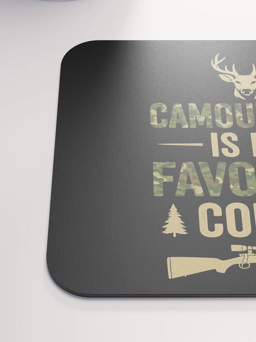 Camo Mouse Pad – Camouflage Is My Favorite Color | Funny Desk Gift product image (6)