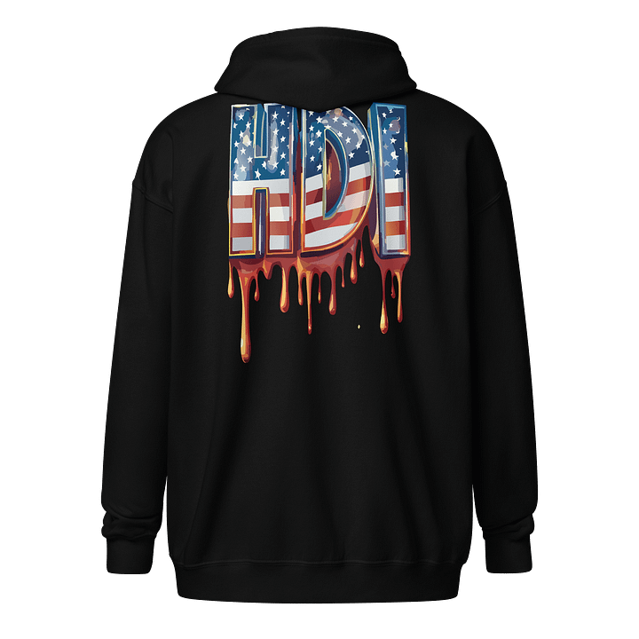 HDI USA Unisex Zip-Up Hoodie product image (8)