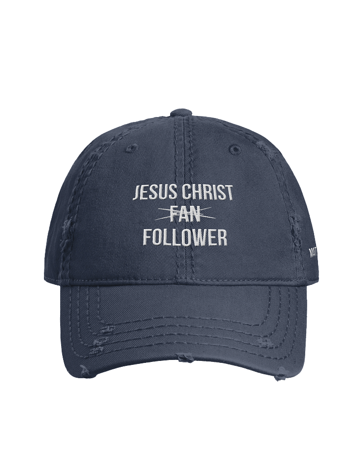Jesus Christ Follower Otto Distressed Dad Hat product image (1)