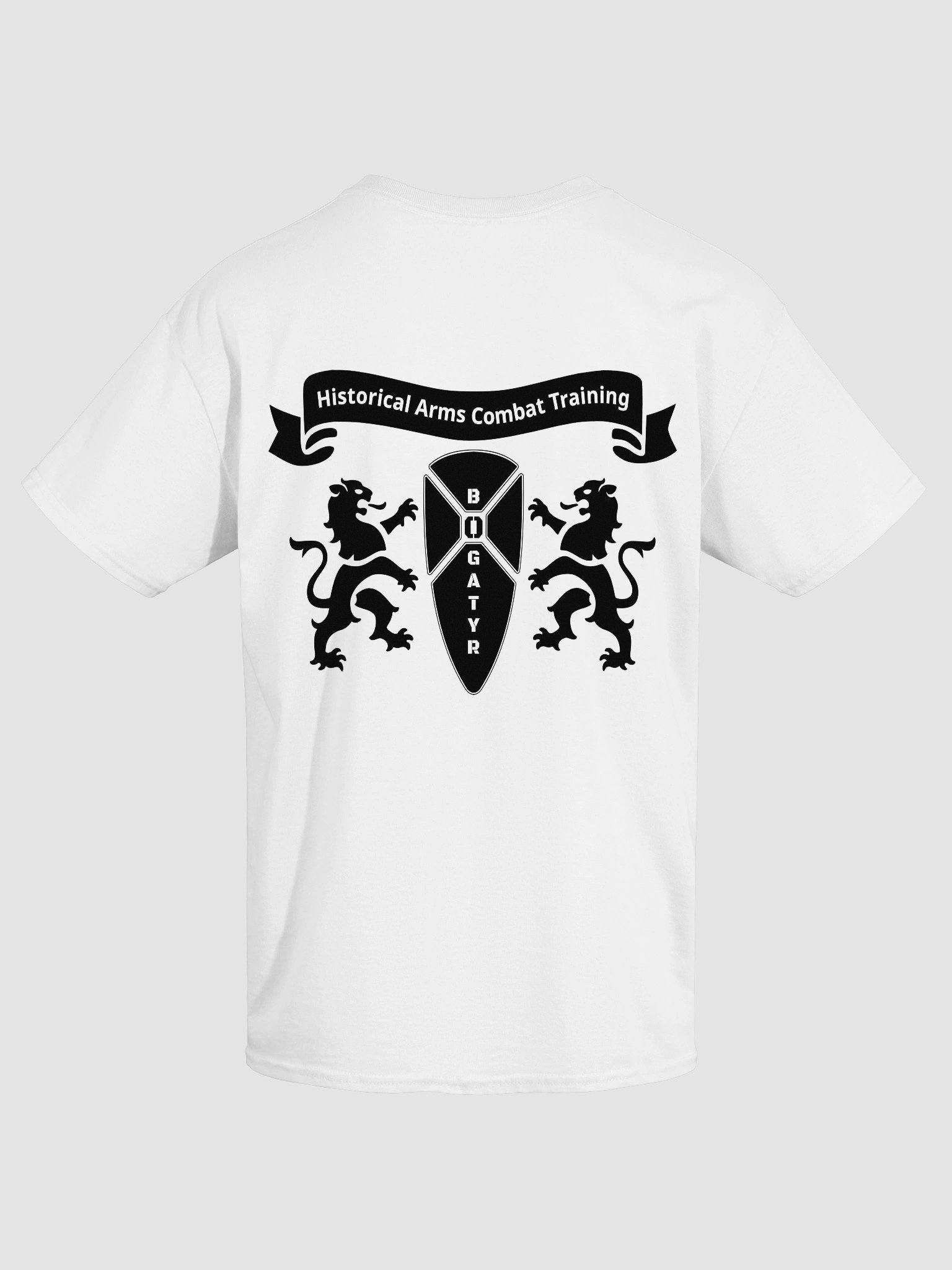 Heavyweight T-shirt - black HACT logo on back product image (4)