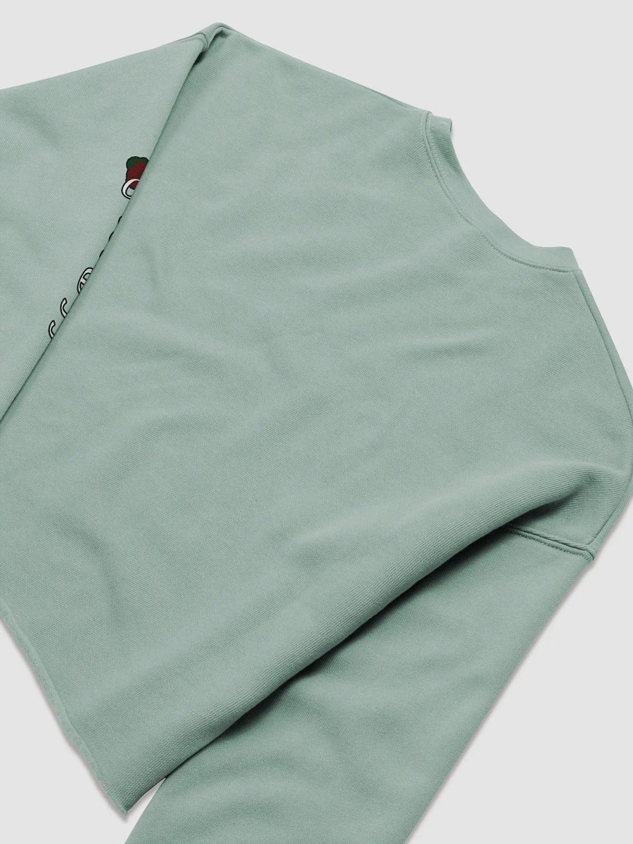 Emerald Rose Croptop Sweatshirt product image (8)